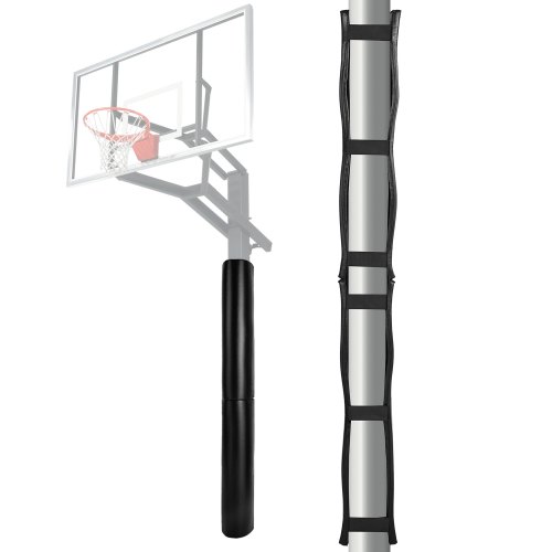 

VEVOR Imbottitura per Palo da Basket Altezza 180 cm Imbottitura per Barre da Basket Quadrate da 40x40 a 115x115 mm Barre Tonde Diametro Esterno 50-160 mm, Cuscinetto Protettivo per Parco Giochi