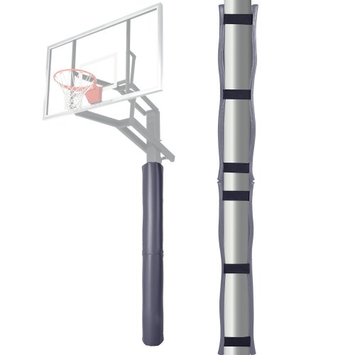 

VEVOR Imbottitura per Palo da Basket Altezza 180 cm Imbottitura per Barre da Basket Quadrate da 40x40 a 115x115 mm Barre Tonde Diametro Esterno 50-160 mm, Cuscinetto Protettivo Grigio