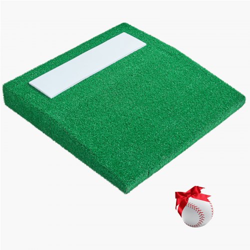 

VEVOR Monte di Lancio Portatile per Baseball, 78,74 cm Attrezzatura per Allenamento e Pratica di Lancio per Interni Esterni, Erba Sintetica Anti-Scolorimento, Gomma per Lancio, Maniglia per Trasporto