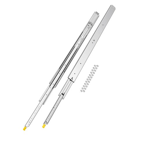 

VEVOR Guide per Cassetti a Estensione Completa, 1 Paio, Capacità di Carico di 226,8 kg Binario per Cassetti con Bloccaggio, Cuscinetti a Sfera con Guida Scorrevole, Lunghezza Estensione 1422 mm
