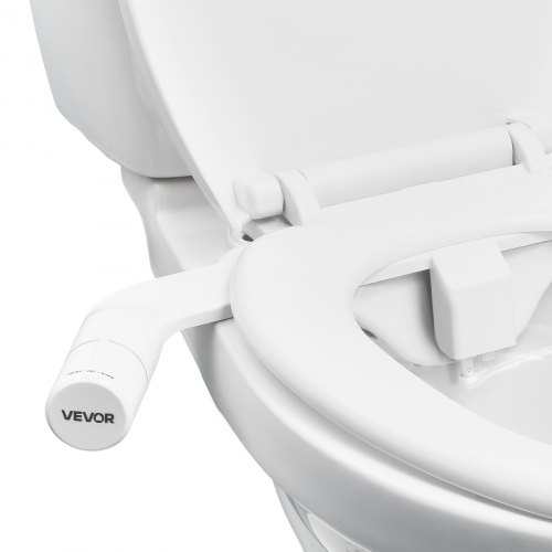 

VEVOR Attacco per WC Bidet Non Elettrico con Doppio Ugello Estensibile e Pressione dell'Acqua Fredda Regolabile, Ingresso in Acciaio Inossidabile, Ideale per Glutei e Lavaggio Intimo, Bianco
