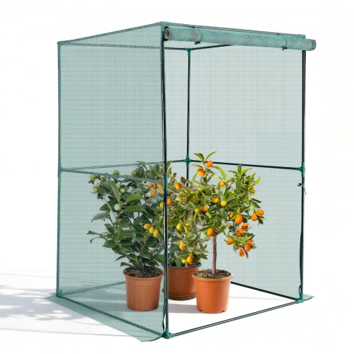 

VEVOR Reti Protettive per Giardinaggio da 1,2 x 1,2 x 1,8 m con Porta con Cerniera, Gabbia per Colture Alta Resistente al Vento, Facile da Installare, Copertura per Aiuole Rialzate da Esterno