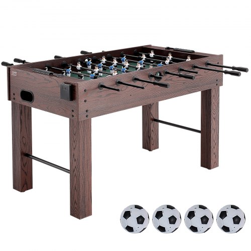 

VEVOR Biliardino, Biliardino di Dimensioni Standard da 55 Pollici, Biliardino da Interno a grandezza naturale per Casa, Famiglia e Sala Giochi, Calcio con Set da Biliardino, Include 4 Palline