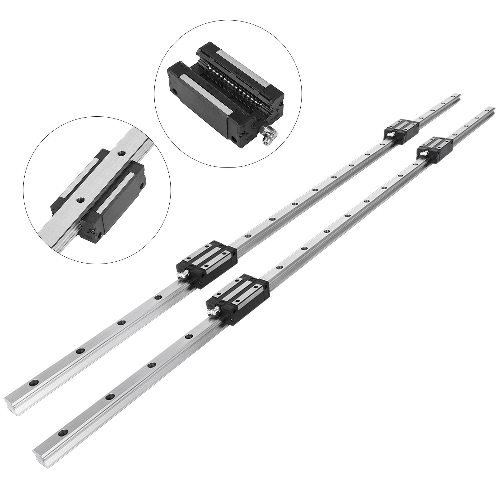 GUIDA LINEARE SBR12 guida scorrevole tubo lineare guida tubo 1500 mm + blocco cuscinetto EUR 76 GUIDA LINEARE SBR12 guida scorrevole tubo lineare guida tubo 1500 mm + blocco cuscinetto EUR 76