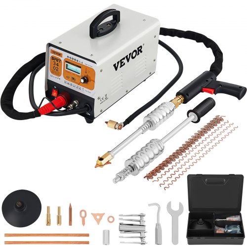 Saldatore A Punti, Kit Di Riparazione Ammaccature Con Saldatore Per Prigionieri 3 KW, Con Saldatura A Punti Automatica Manuale E 9 Modalit&agrave;, Estrattore Per Ammaccature, Per Auto E Camion | IT