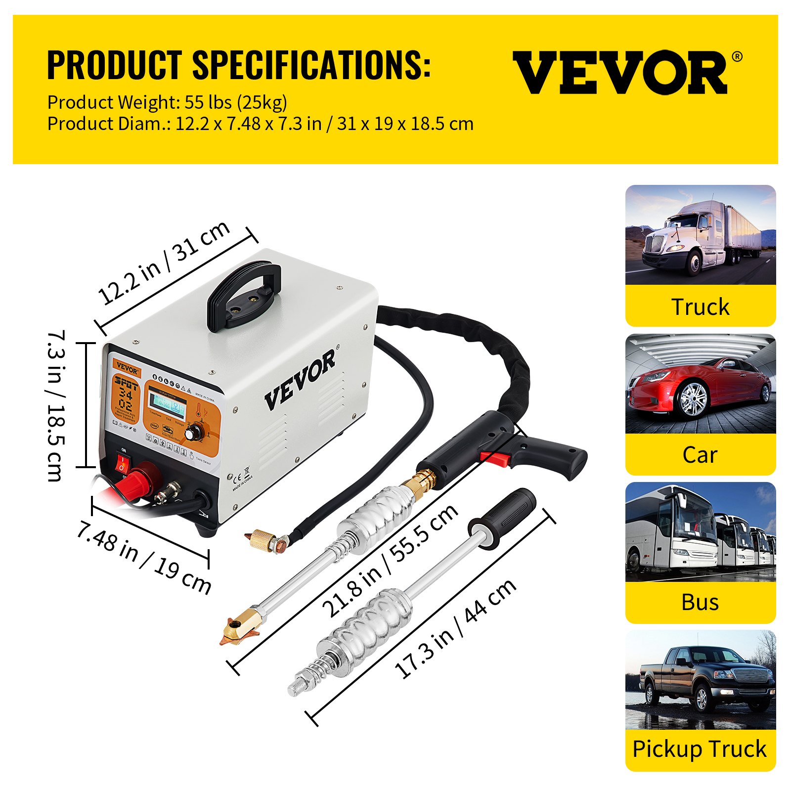 Kit 4 Estrattori Ammaccature Auto - Ventose Potenti, Per Vetri E Piastrelle - Foto 4