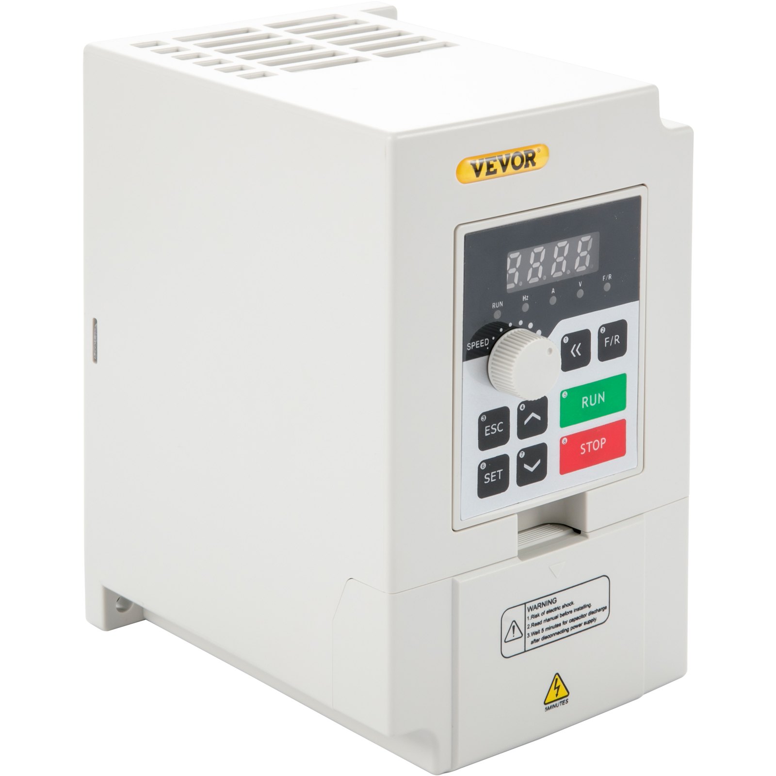 Convertitore Di Frequenza Lyrlody 380V 2,2kW – Inverter VFD Trifase Per Motori, Ventilatori E Pompe