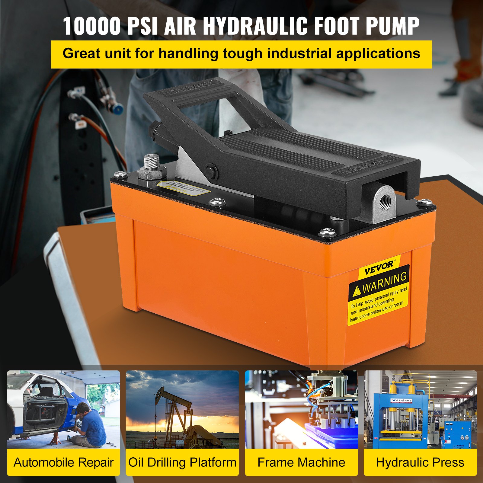 Pompa Idraulica Burndy EPP10 Per Crimpatrice - 10000 PSI (700 Bar), Usata In Buono Stato