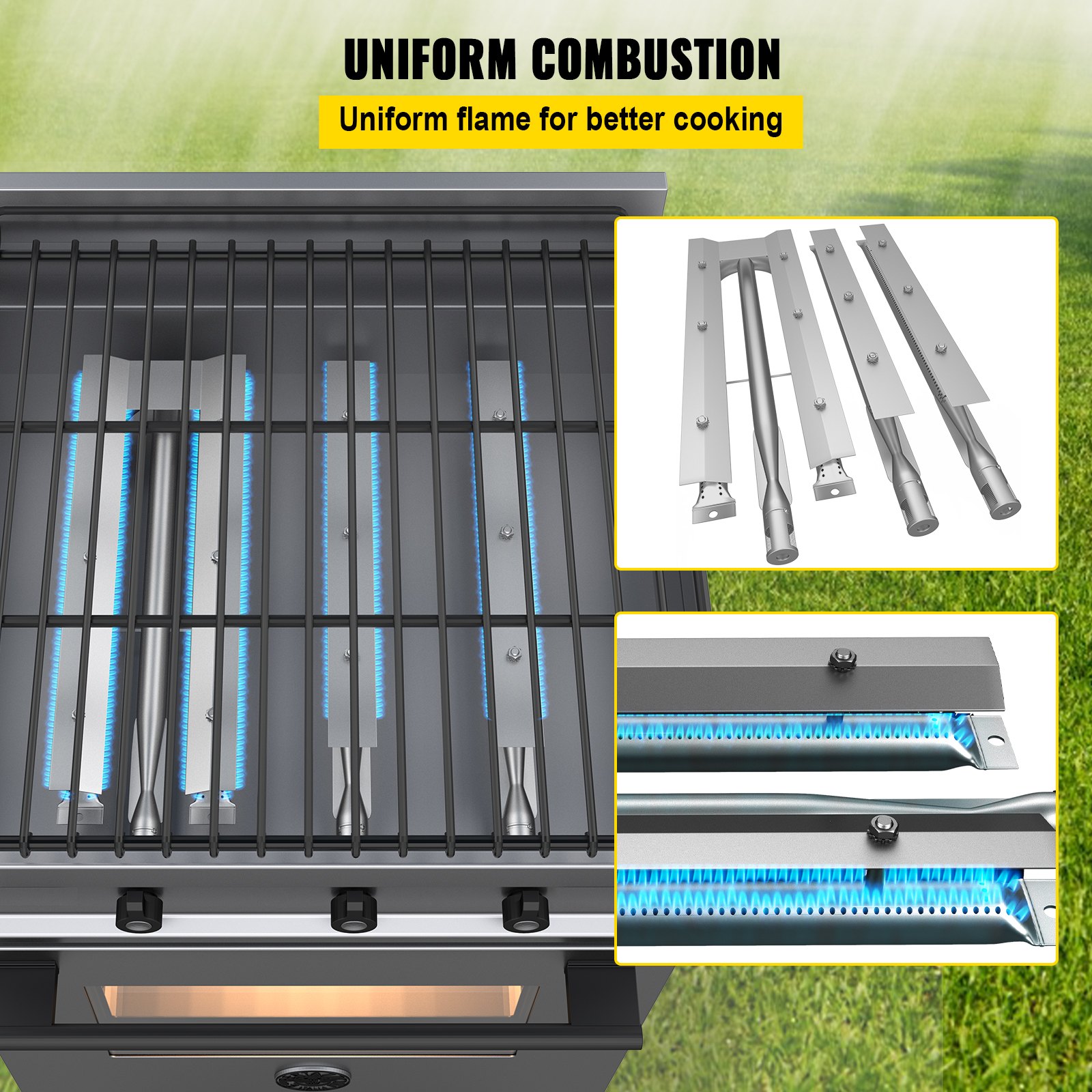 BRUCIATORI PER BARBECUE BBQ A GAS IMPERIAL H16023B 37618 - Foto 13