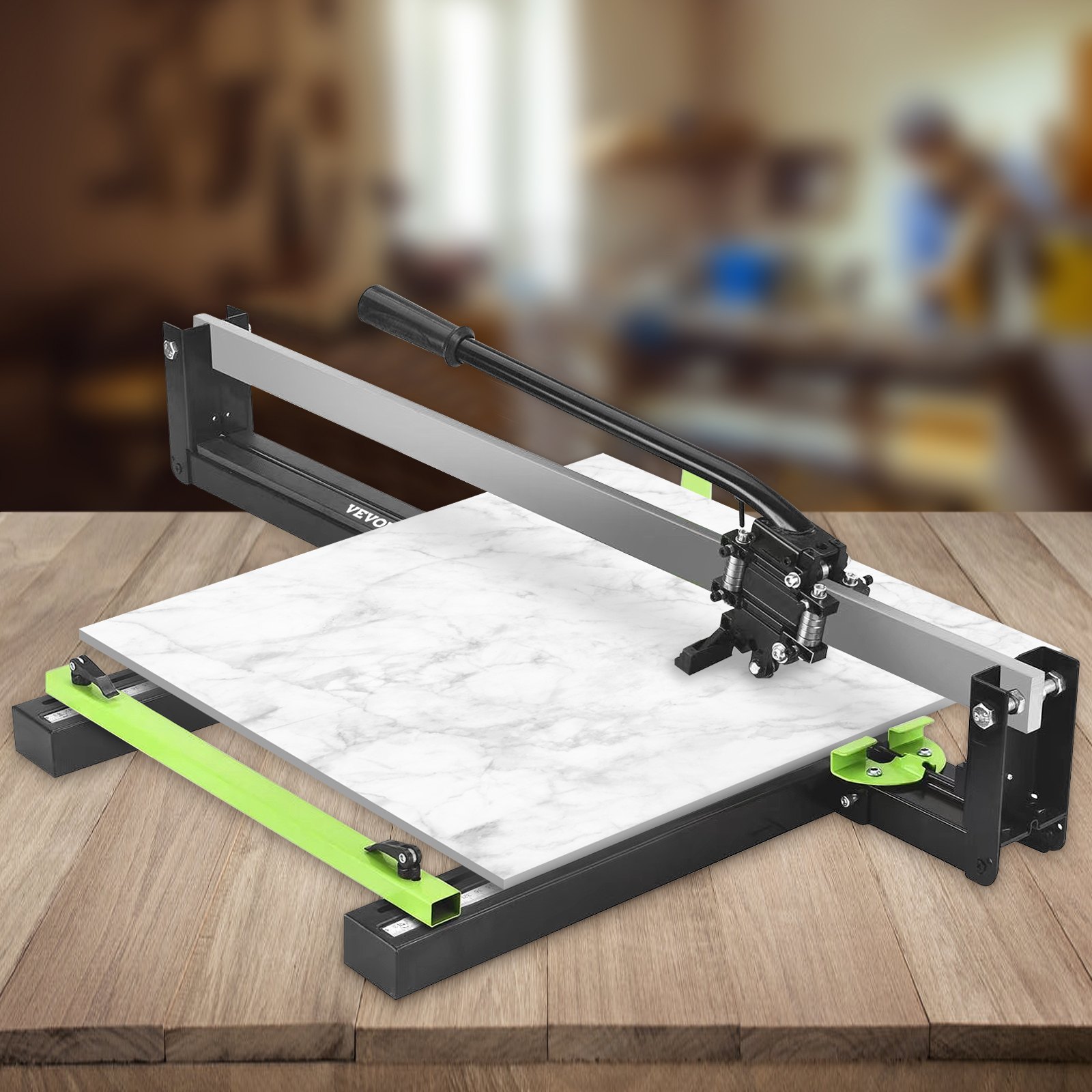 Tagliapiastrelle Manuale 1000mm Con Laser - Per Piastrelle Fino A 15mm, Ruota In Lega - Foto 3
