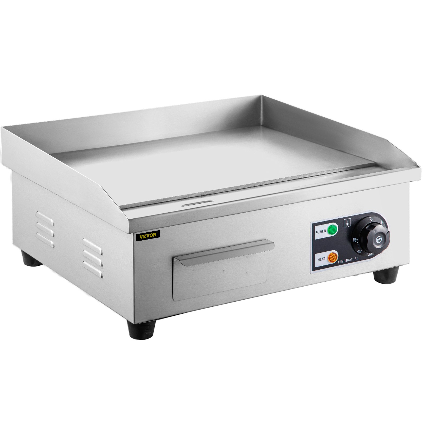 Piastra Griglia Elettrica 1500W In Acciaio Inox - Per Ristoranti, BBQ E Uso Domestico, Temperatura Regolabile - Foto 3
