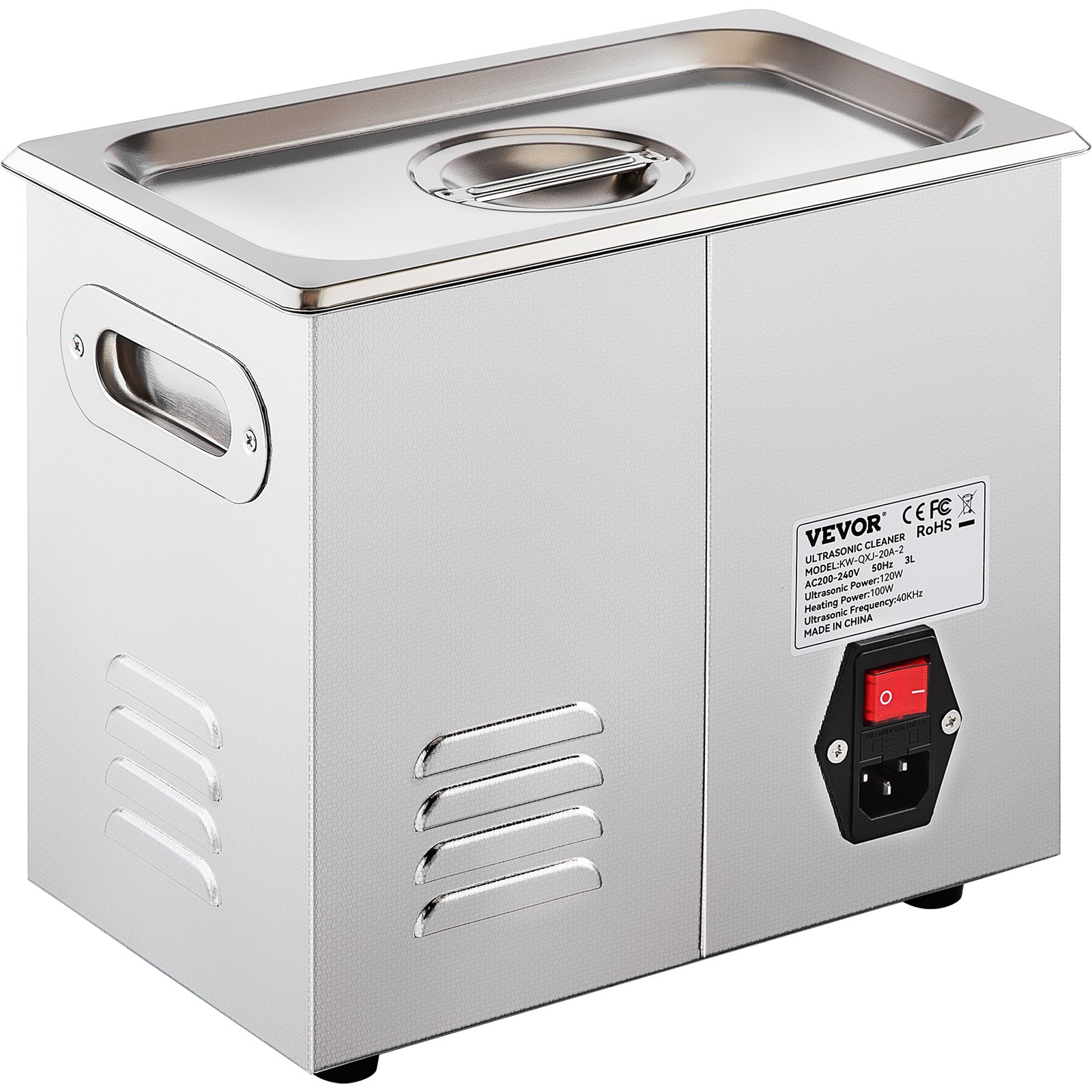 Pulitore Ultrasuoni 1200ML AIPOI - Per Gioielli, Occhiali, Orologi, Protesi Dentali, 70W - Foto 7