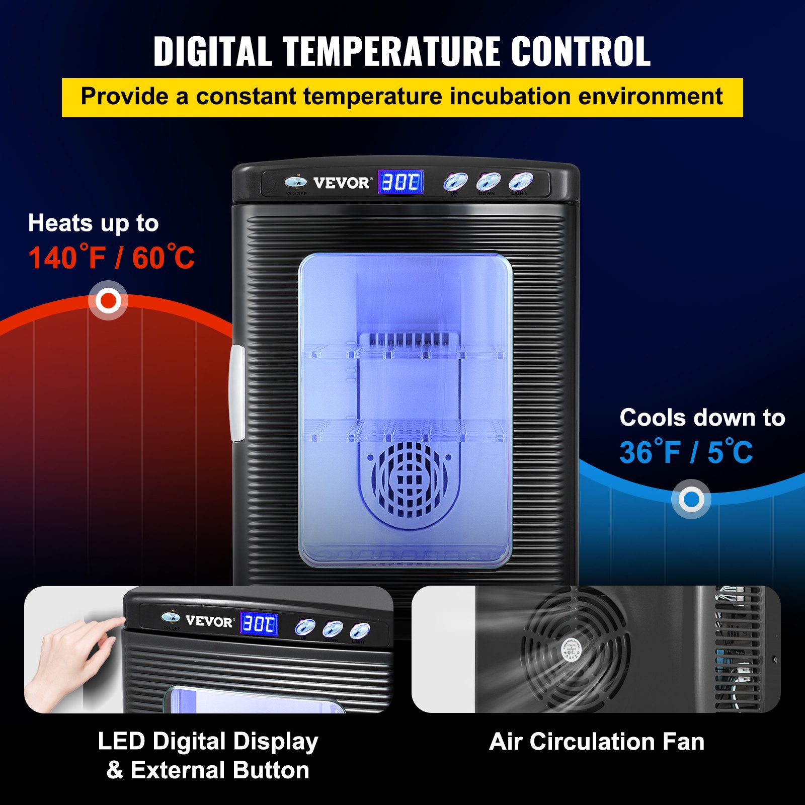 Incubatore Per Uova 25 Uova Con Rotazione Automatica - Per Pollo, Anatra E Quaglia, Controllo Temperatura E Umidità