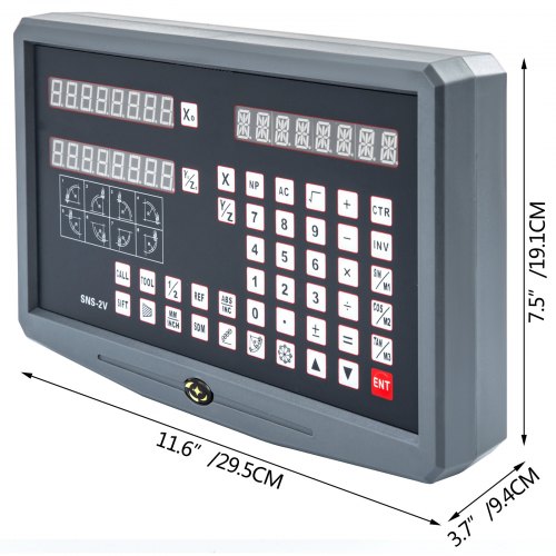 2/3 Axis Digital Readout DRO TTL Linear Glass Scale Encoder EDM - Foto 4