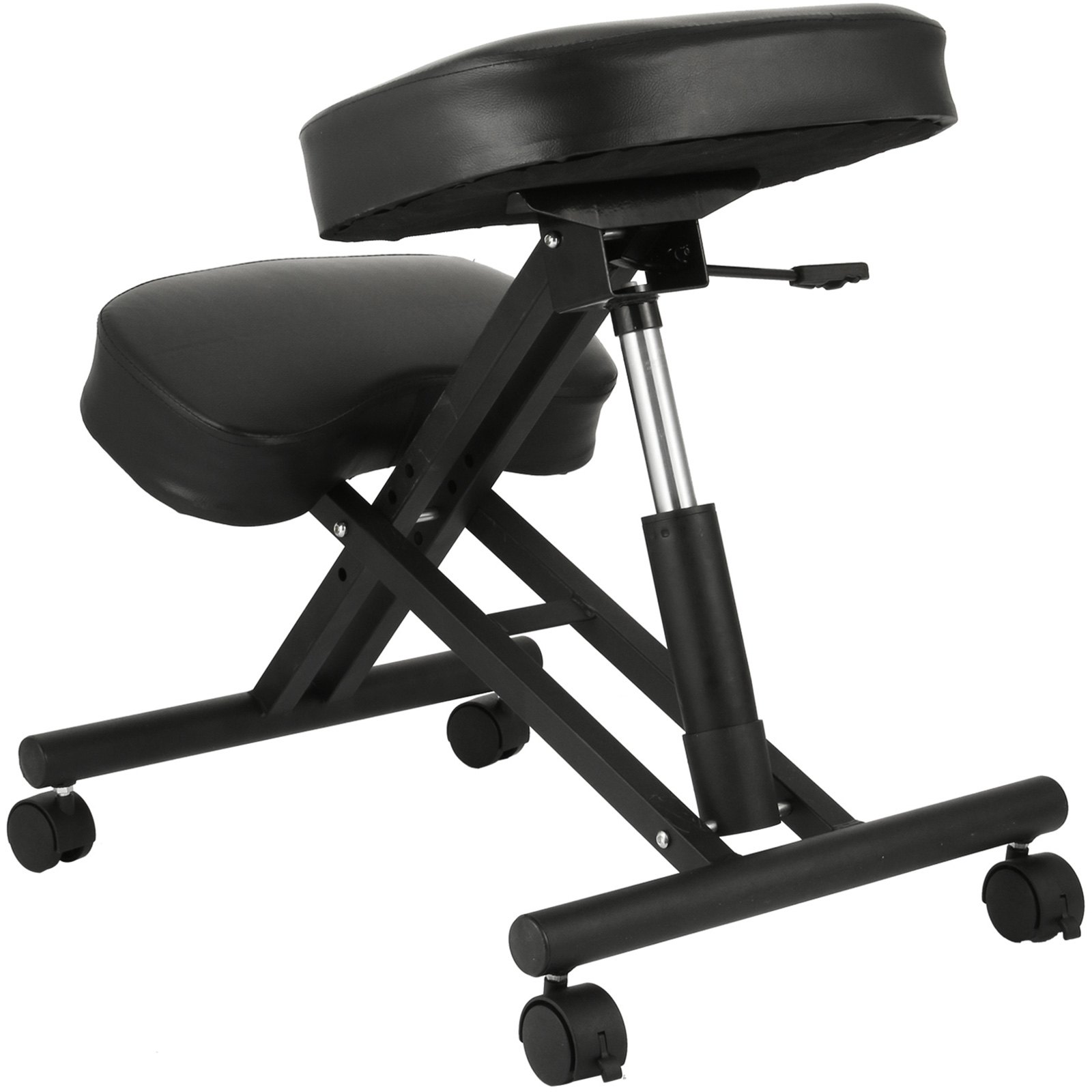 Sedia Ufficio Ergonomica In Rete Nera Con Poggiapiedi E Braccioli 9D - Portata 180 Kg