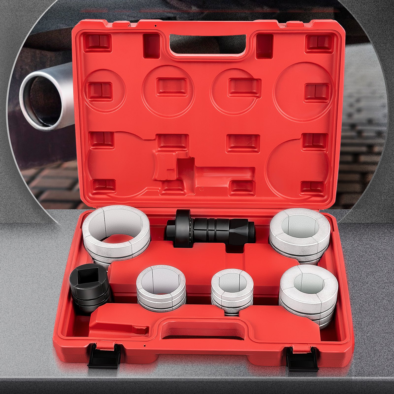 VEVOR Pex Expansion Tool Kit Tube Expander 3 Expander Heads 1/2-in 3/4-in 1-in SDGG3PEXTYPEA6BJXV0 At - Foto 9