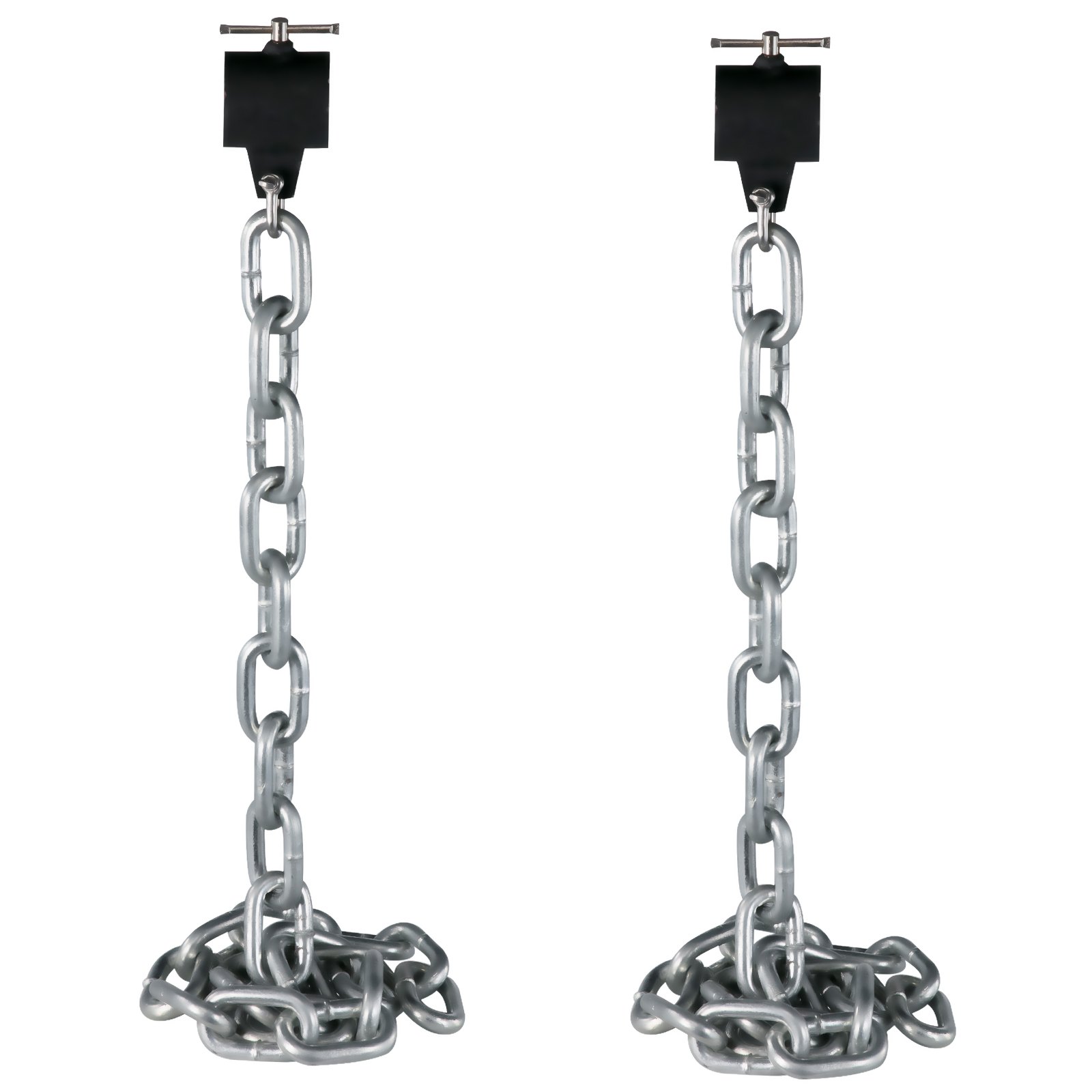 VEVOR VEVOR Set di Catene Argento per Sollevamento Peso da 1,6M Anello in Acciaio Inox 12kg