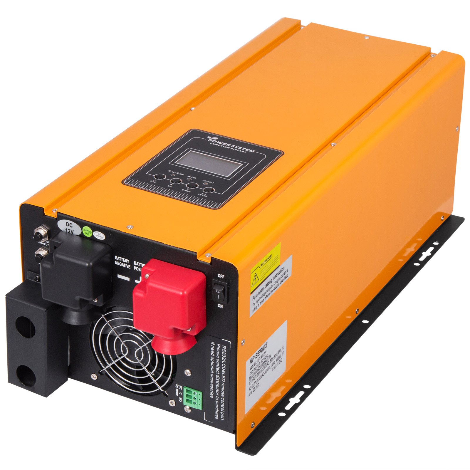 VEVOR 3000W Peak 9000W Pure Sine Wave Power Inverter CC 12V CA 110V With Battery CA Charger LCD
