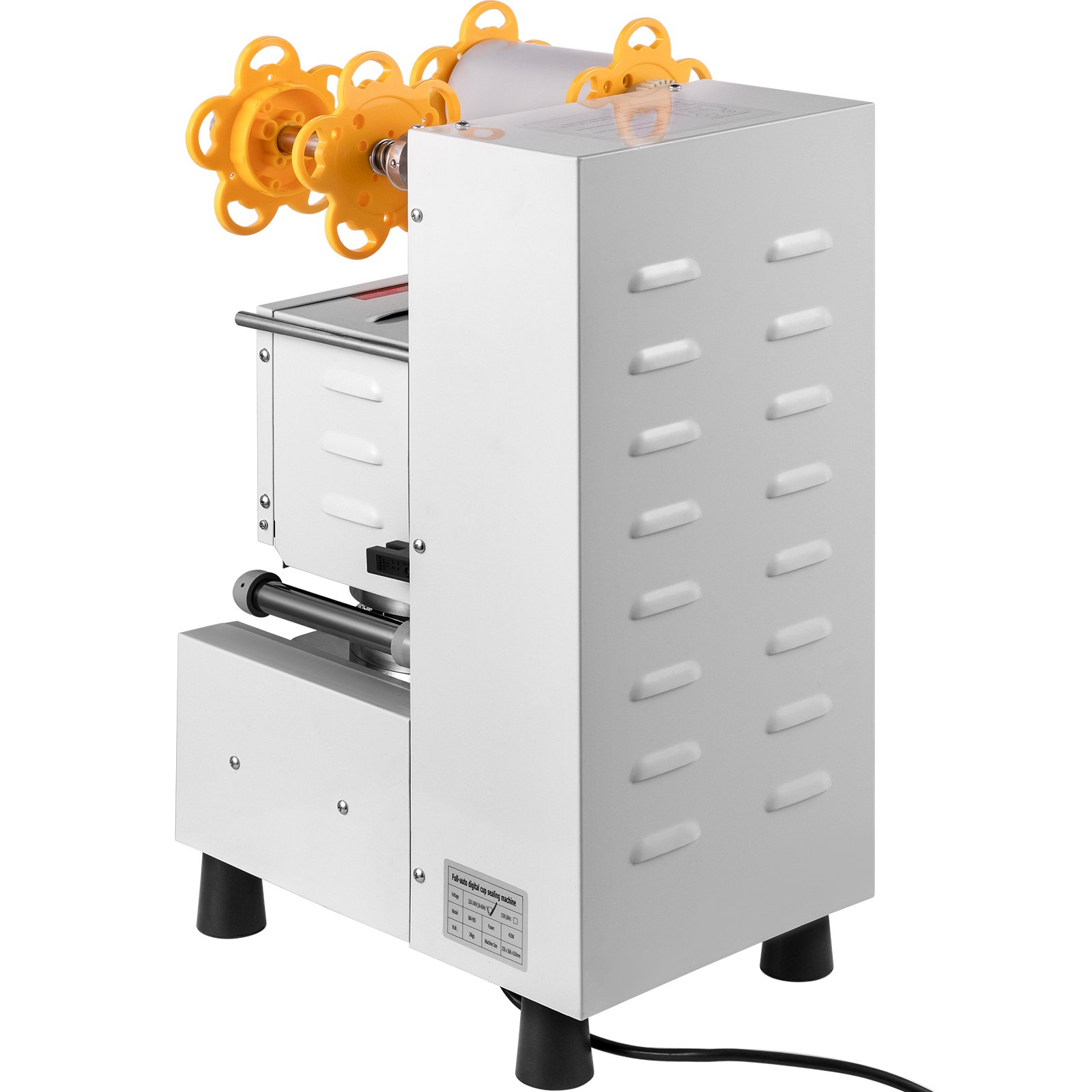 VEVOR Sigillatrice Automatica Per Tazze Bubble Tea – 500-650 Tazze/h, Diametro 90/95mm, Con Display LCD