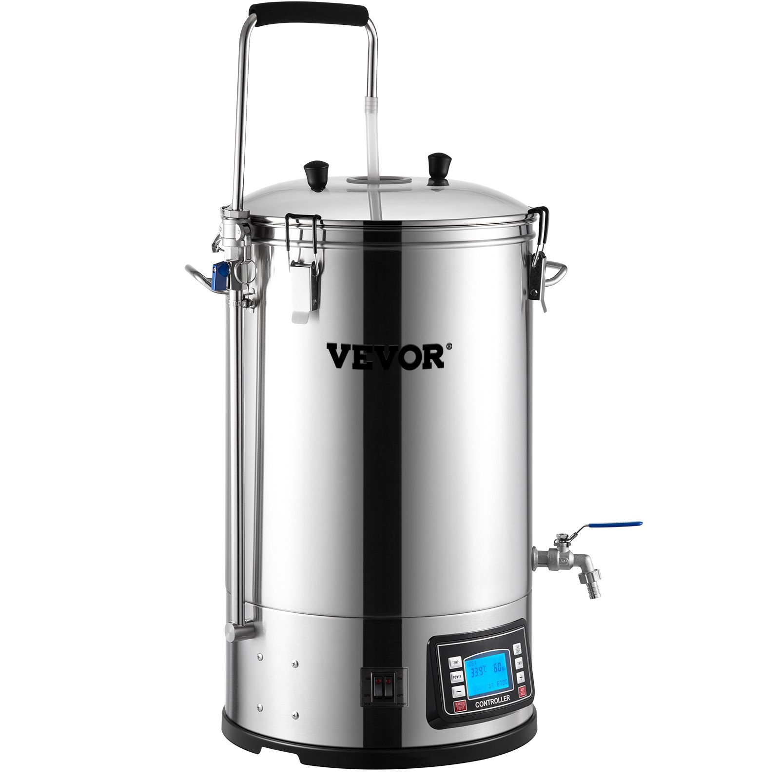 Sistema di Produzione Automatico per Birra da 30L, Kit di Produzione di Birra con Pompa di