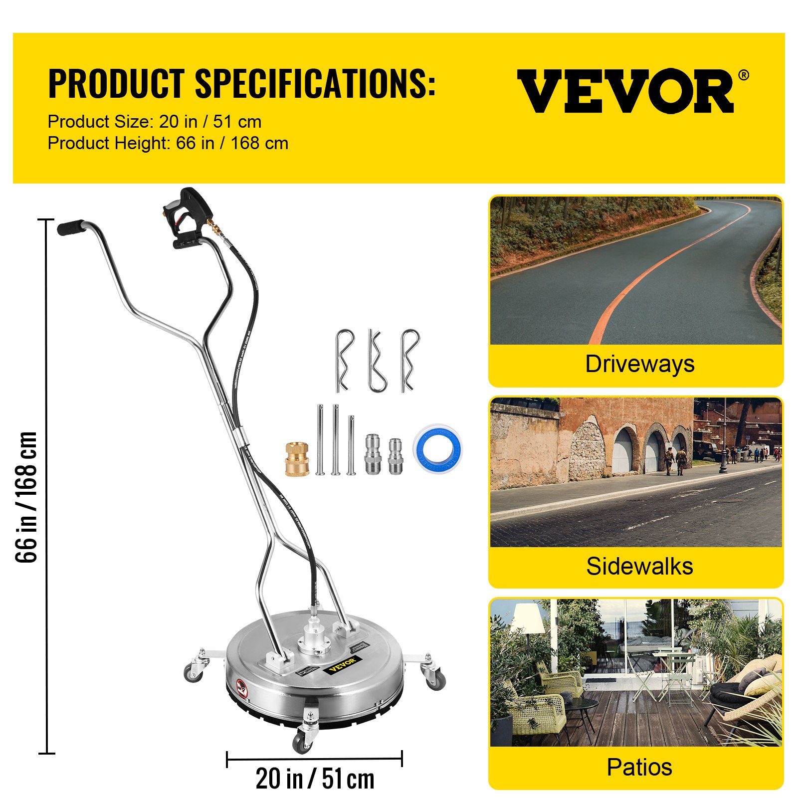 Pulitore A Vapore Portatile Alta Pressione 3 Bar – 15s Di Riscaldamento, Serbatoio 1.4L E 20 Accessori!