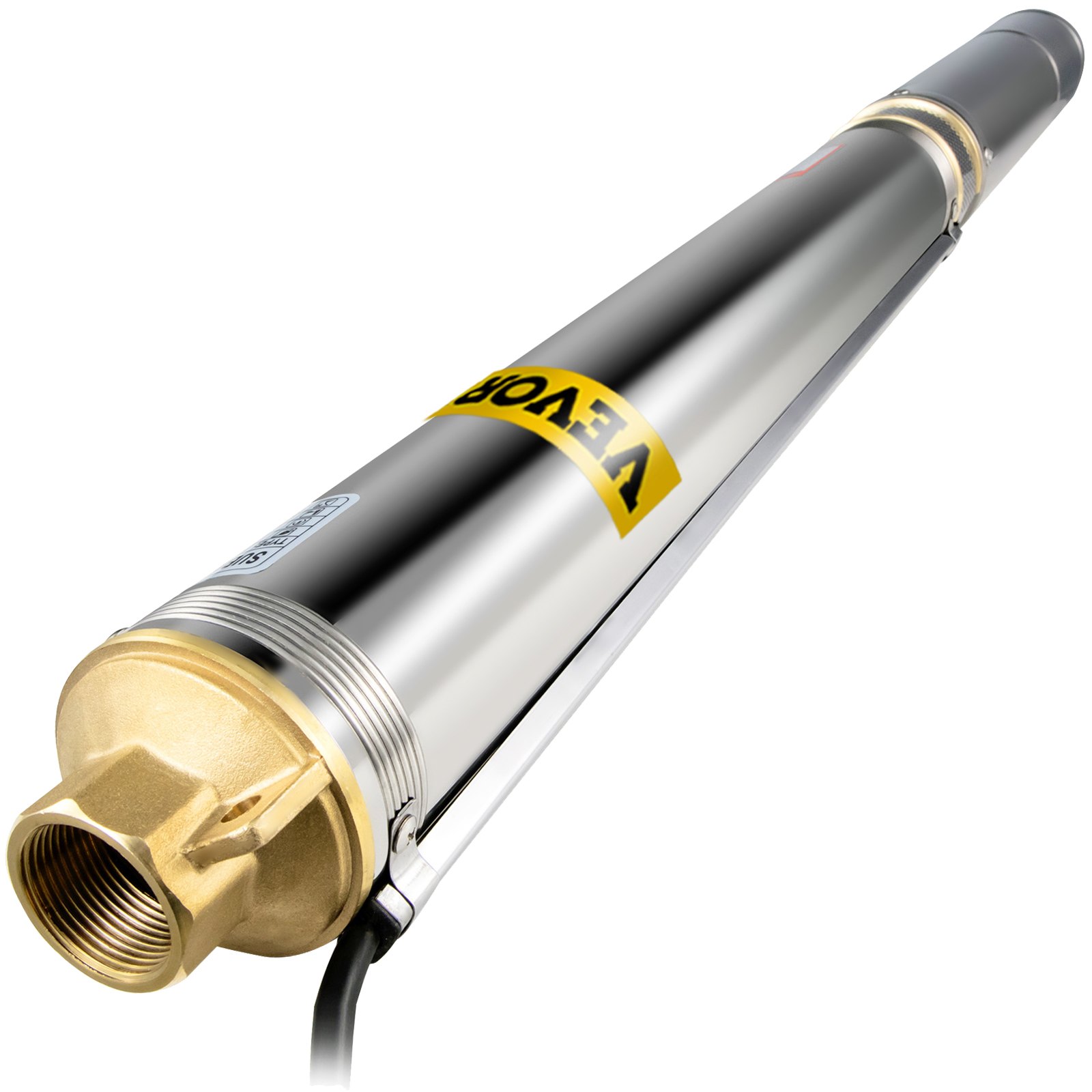 Boiler Pompa Di Calore Submersible Deep Well Pump, 3.8" 2HP/230V, 35GPM/400', W/contl Box Pompa Acqua Sommersa 220 V