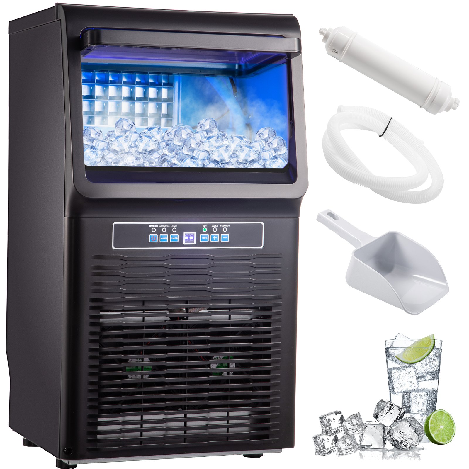 Macchina Per Produzione Ghiaccio Cubetti Pieni Ep20 - Vendita Online Cubetto Pieno - Foto 3