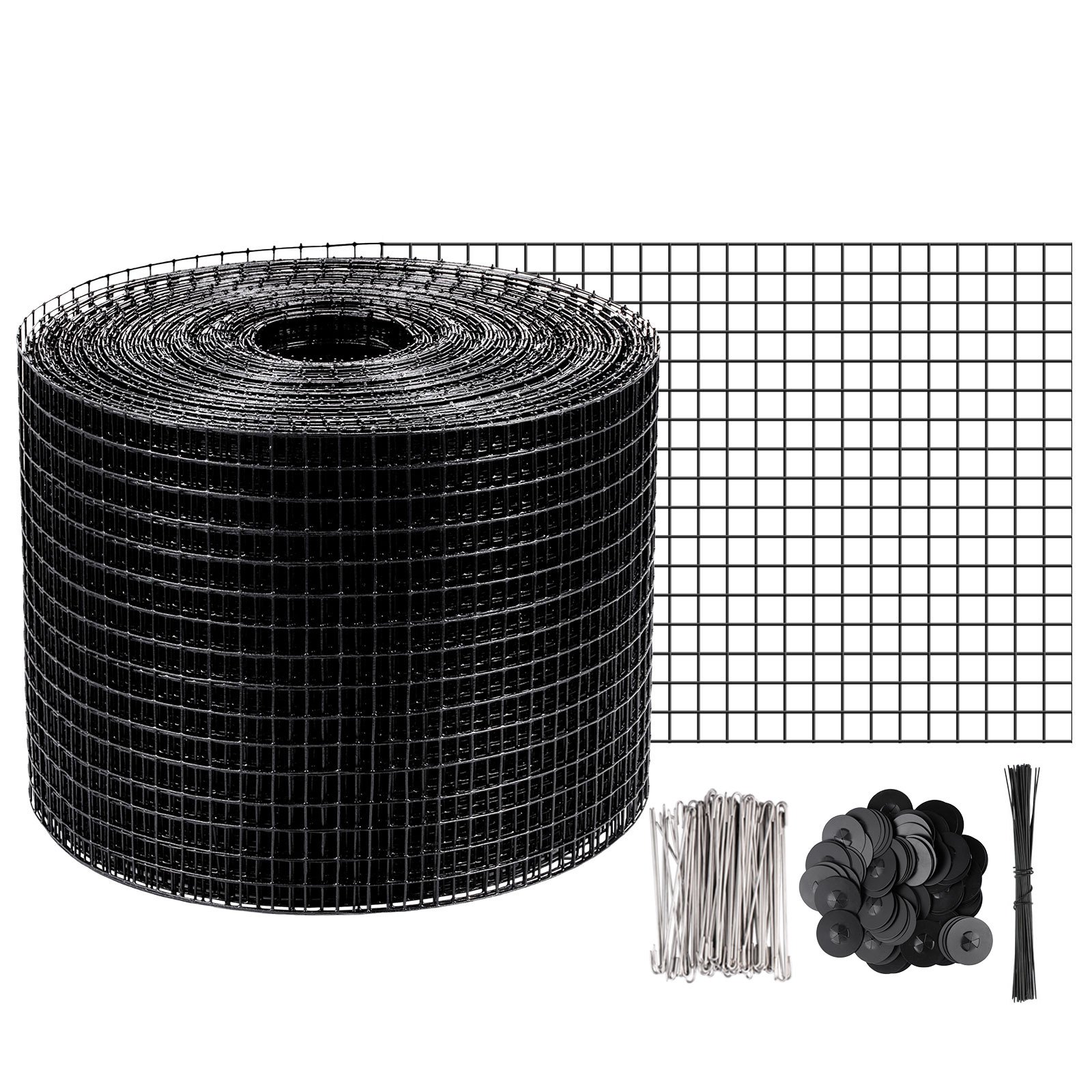 Rete Anti-uccelli Nera 10m X 10m, Rete Per Voliera, Rete Di Protezione Per Laghetti Da Giardino Robusta 10m X 4m 66581092