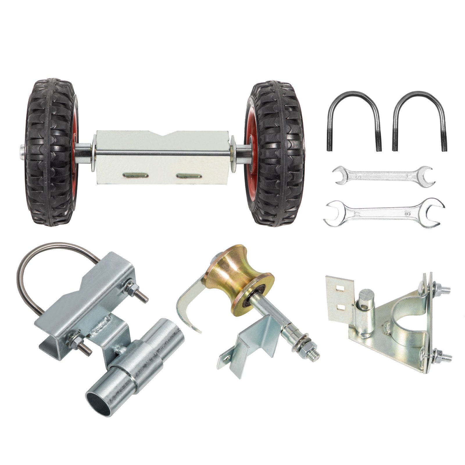 Mophorn Kit Cancello Scorrevole, Ferramenta Di Scorrimento Con