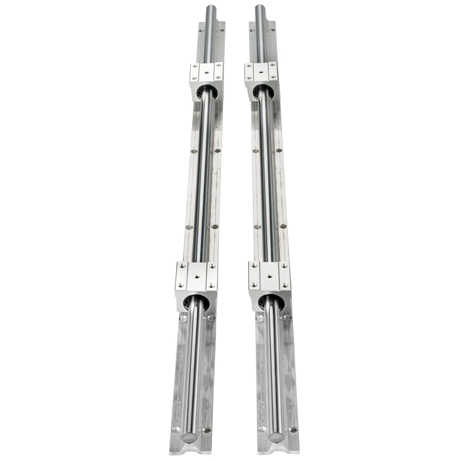 Scanalatura A V Profilo In Alluminio Anodizzato Standard Europeo Estrusione Guida Lineare Di Lunghezza 200 350 500 800 Mm For Stampante 3D CNC(600mm
