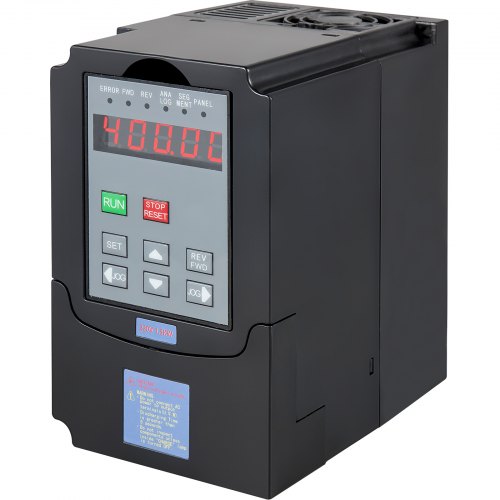 VEVOR Omvormer 1,5 Kw 220 V Variabele Frequentie Drive Frequentieregelaar Inverter Vfd