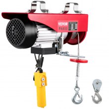 1320Lbs Electric Hoist Winch Lifting Engine Crane Remote Control Brackets Steel