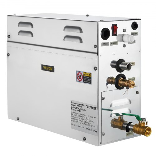6 KW Stoomgenerator Douche Sauna Badkamer Thuis Spa afbeelding