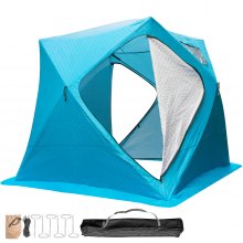 Ice Fishing Shelter Tent 210D Oxford stof waterdichte vistent voor 3 personen met draagtas