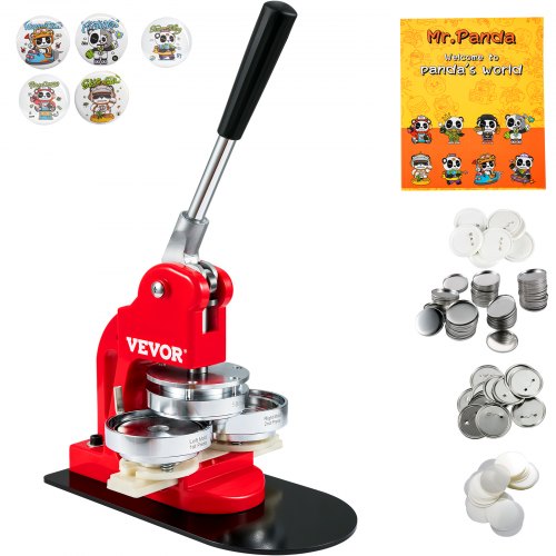 VEVOR Knopenmachine badge making machine button making machine 58mm Badgemaker 500 stuks Badge Press afbeelding