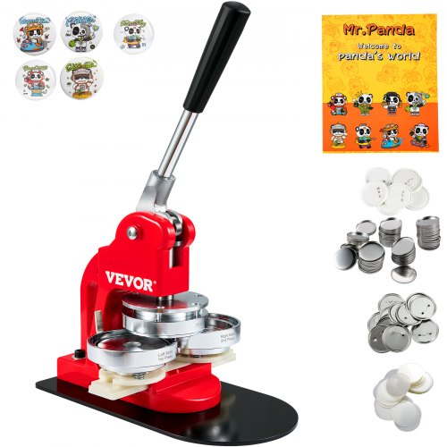 VEVOR Knopenmachine Badge Machine Button Maker Machine 75mm Badge Punch Pers Buttonmaker afbeelding