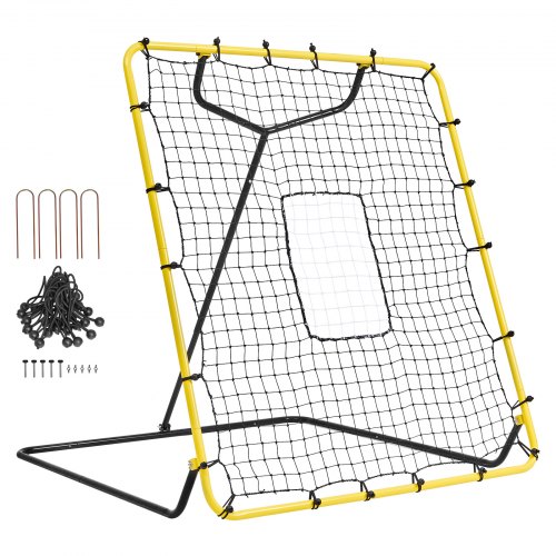 VEVOR rebound net multisport honkbal softbal pitchback 1219,2x1371,6mm afbeelding
