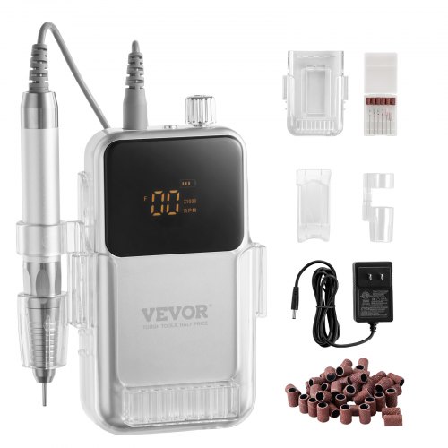 VEVOR manicure nagelknipper nagelboor nagel e-vijlmachine 35000 tpm afbeelding
