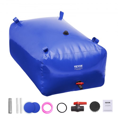 VEVOR waterzak opslagcontainer watertank waterzak waterzak 400L afbeelding