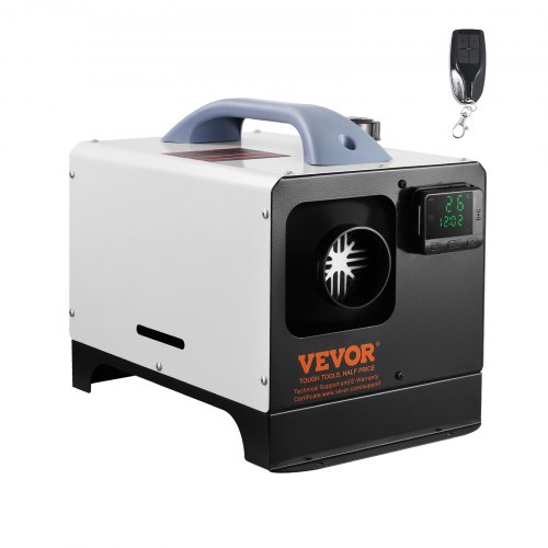 VEVOR dieselverwarmer, dieselluchtverwarmer alles-in-één met afstandsbediening en LCD-scherm, snelle verwarming, laag geluidsniveau, draagbare dieselverwarmer voor vrachtwagens, bestelwagens, campers afbeelding