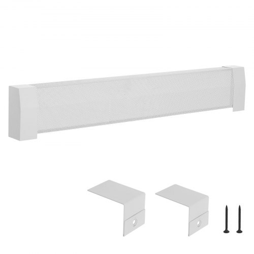 VEVOR Radiatorbekleding, Premium Serie, 1222 x 81 x 193 mm, Standaard Frontbekleding voor Elektrische Radiatoren, Vervangende Bekleding van Robuust St