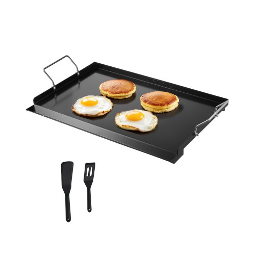 VEVOR Flat Griddle Grillpan Koolstofstaal BBQ Kookgerei 606x360mm afbeelding