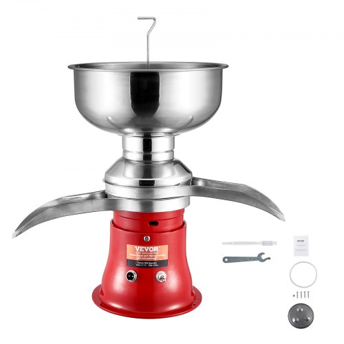 VEVOR Melkcrème Centrifugaalafscheider Elektrische Crèmeafscheider 100L/H 100-240V afbeelding