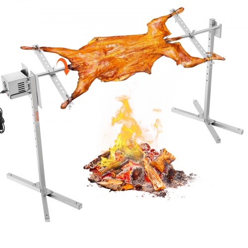 VEVOR Speenvarken Grill Lam Grill BBQ Grill RVS Grill 60kg Rotisserie Grill afbeelding