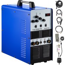TIG lasapparaat HF Inverter TIG-200 AC/DC 200 A Puls MMA ALU