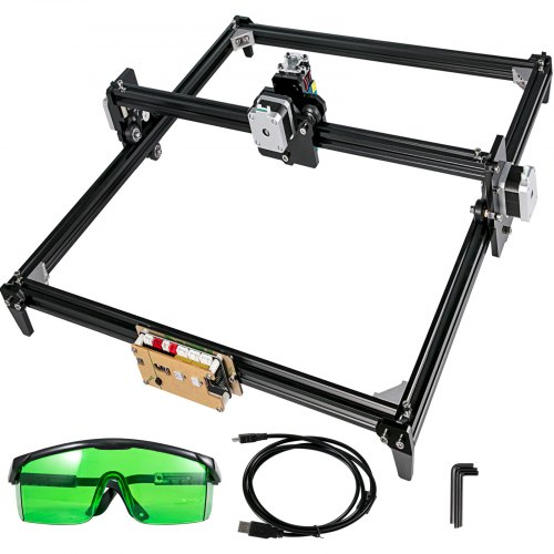 VEVOR Mini Lasergraveermachine Desktop Snijmachine Gravure 56x44x16cm 500MW Oogbescherming Machine Van De Lasergravure Is Perfect Voor Het Graveren afbeelding