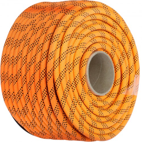 VEVOR 11,1 mm x 61 m dubbel gevlochten polyester touw, multifunctioneel lasttouw, breeksterkte 3810 kg, werkkracht 762 kg, voor het drogen van kleding, het vastzetten van goederen, schommels afbeelding