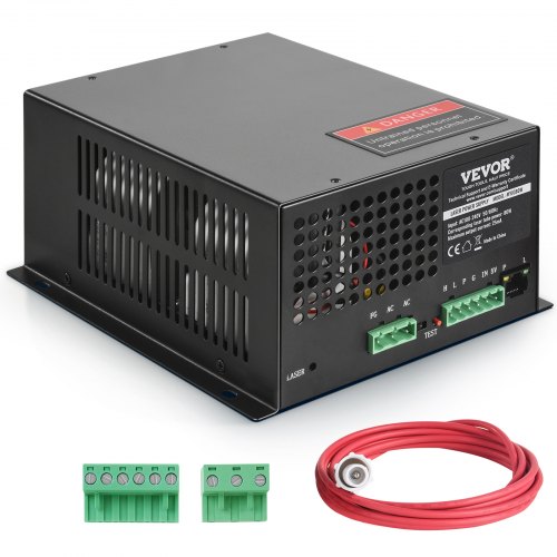 VEVOR CO2-laservoeding Voeding Lasergraveur/snijder 80W laserbuis afbeelding