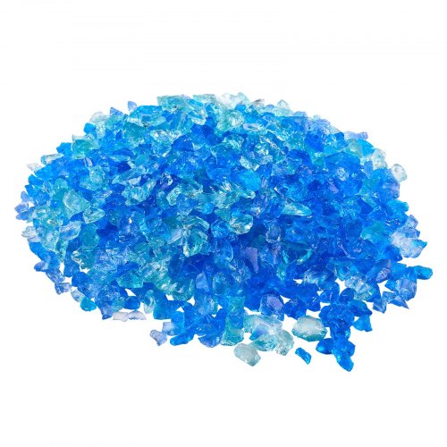 VEVOR Fire Glass 12-19mm vuurkorf glazen stenen aquablauw/Caribisch blauw/aquagroen afbeelding