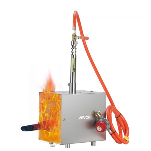 VEVOR propaan smeedoven met 1 brander, gasoven 1390 °C, smeltoven, gasoven, hoefsmidoven, oven, gas smeedgereedschap en -uitrusting, smidse voor metaa